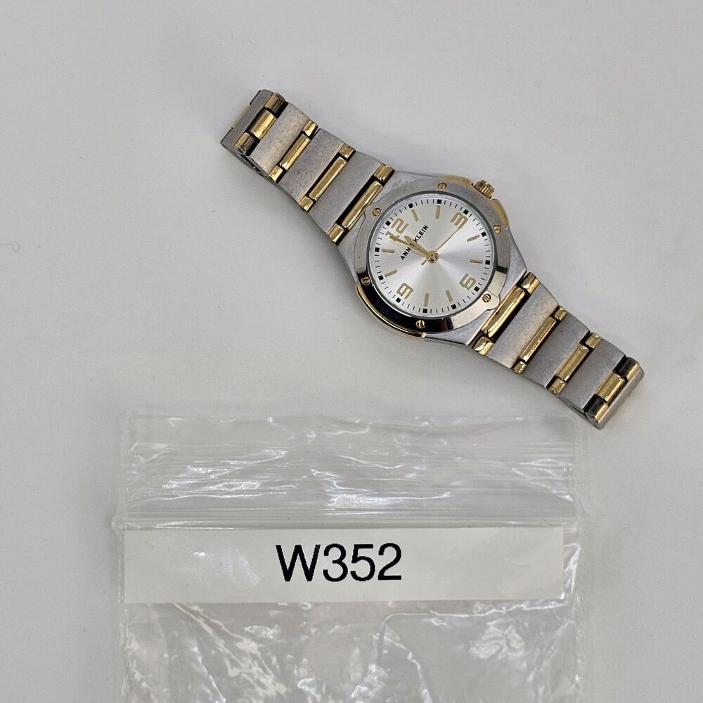 ANNE KLEIN Women's Watch 28MM Gray Dial Gray Gold‎ Bracelet 6" New Battery - Picture 12 of 12